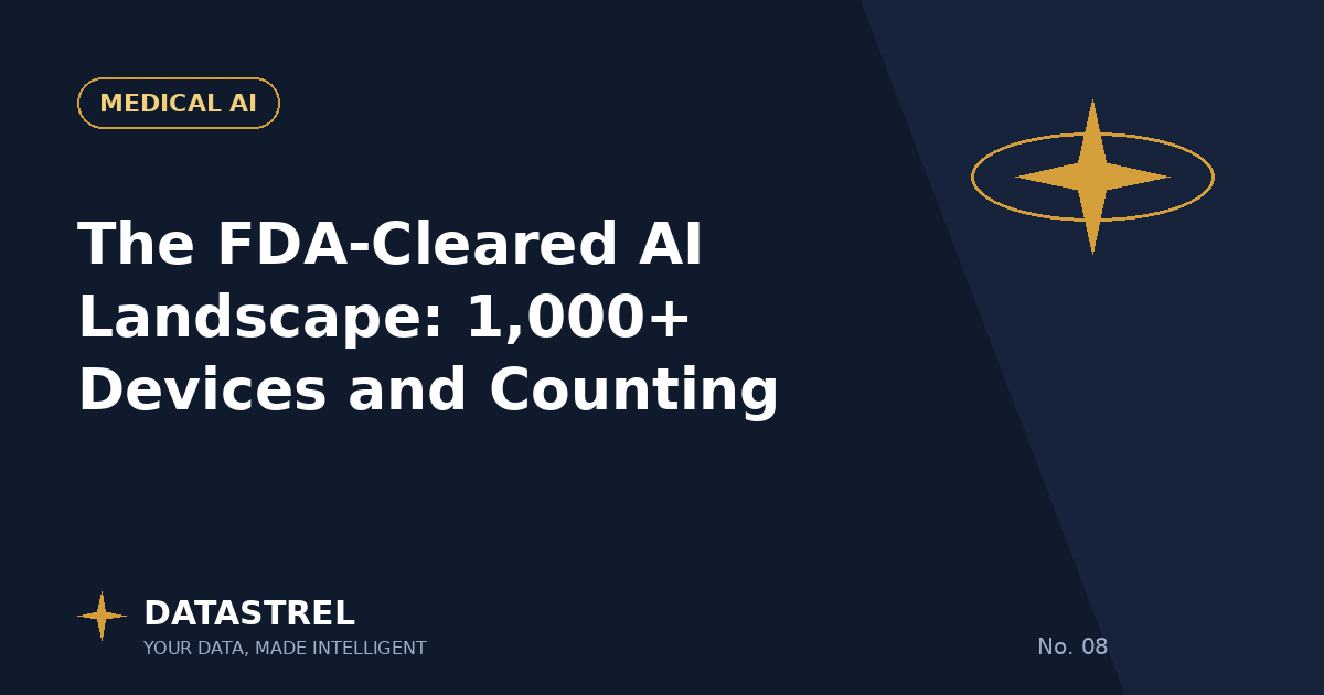 The FDA-Cleared AI Landscape: 1,000+ Devices and Counting